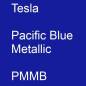 Preview: Tesla, Pacific Blue Metallic, PMMB.